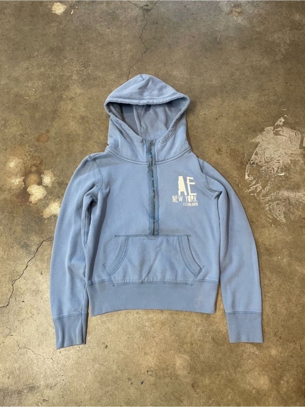 Y2K American Eagle Outfitters Half Zip Hoodie